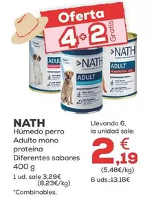 Nath - Humedo Perro Adulto Mono Proteina