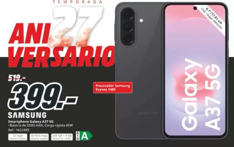 Samsung - Smartphone Galaxy A37 5G