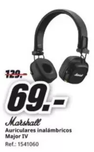 US Marshall - Auriculares Inalámbricos Major Tv