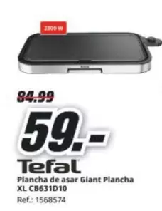 Tefal - Plancha De Asar Giant Plancha Xl CB631D10
