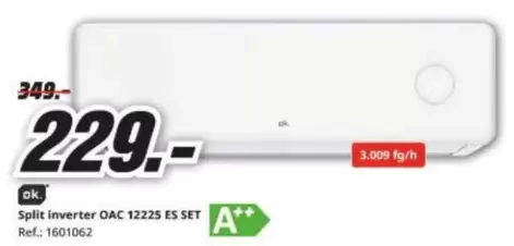 Ok. - Split Inverter OAC 1225 ES Set