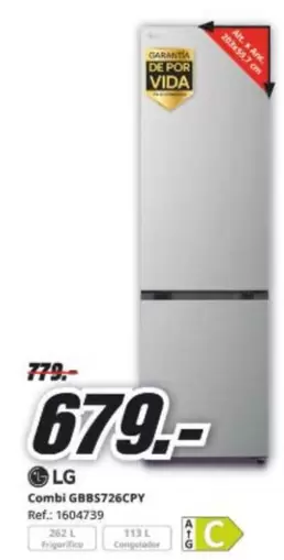 LG - Combi GBB5726CPY