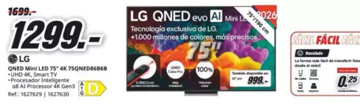 LG - Qned Mini Led 75" 4k 75qned86b