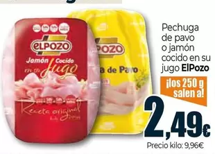 Elpozo - Pechuga De Pavo O Jamon Cocido En Su Jugo
