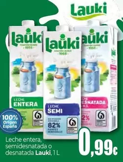 Lauki - Leche Entera, Semidesnatada O Desnatada