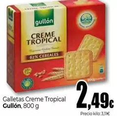 Gullón - Galletas Creme Tropical