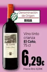 El Coto - Vino Tinto Crianza