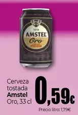 Amstel - Cerveza Tostada Oro