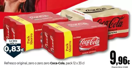 Coca-Cola - Refresco Original, Zero O Zero Zero Zero
