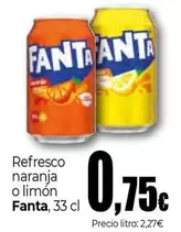 Fanta - Refresco Naranja O Limon