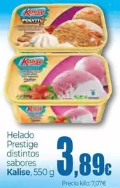 Kalise - Helado Prestige Distintos Sabores