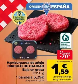 origen - Hamburguesa De Añojo