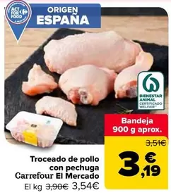 carrefour - Troceado De Pollo Con Pechuga El Mercado