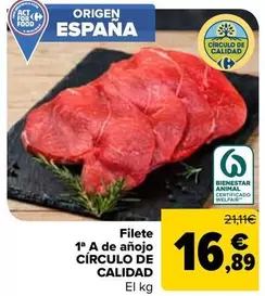 origen - Filete 1a A De Añojo