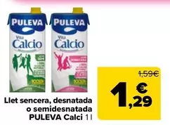 Puleva - Llet sencera, desnatada o semidesnatada calci