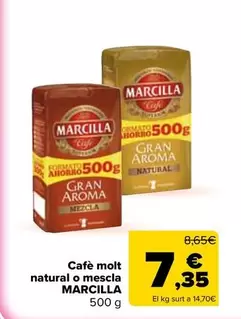 Marcilla - Cafe Molt Natural O Mescla