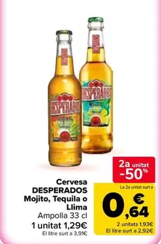 Desperados - Cervesa Mojito, Tequila O Lima