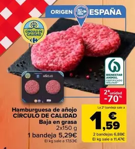 origen - Hamburguesa De Añojo