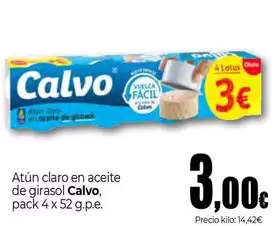 Calvo - Atun Claro En Aceite De Girasol