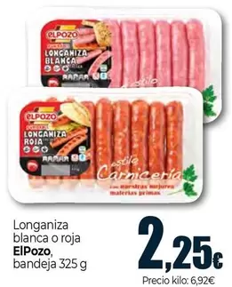 Elpozo - Longaniza Blanca O Roja 