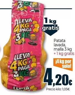Patata Lavada