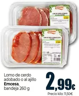 Emcesa - Lomo De Cerdo Adobado O Al Ajillo