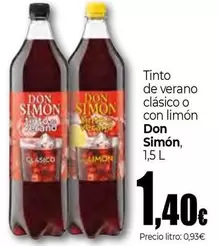 Don Simón - Tinto De Verano Clásico O Con Limón 