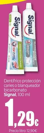 Signal - Dentifricio Protección Carrés O Blanqueador Bicarbonato