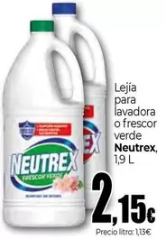 Neutrex - Lejía Para Lavadora O Frescor Verde