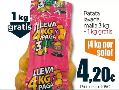 Patata Lavada