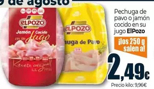 Elpozo - Pechuga De Pavo O Jamón Cocido En Su Jugo