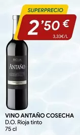 Antaño - Vino Cosecha D.O. Rioja Tinto