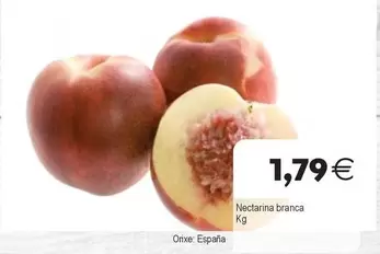 Nectarina Branca Orixe: España