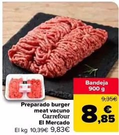 carrefour - Preparado Burger Meat Vacuno