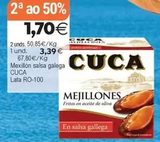 Cuca - Mexillón Salsa Galega