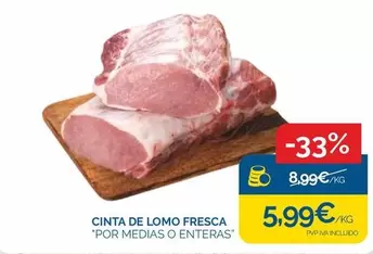 Cinta De Lomo Fresca