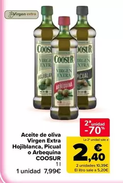 Coosur - Aceite De Oliva Virgen Extra Hojiblanca