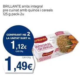 Brillante - Arròs Integral Pre Cuinat Amb Quinoa I Cereals