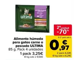Ultima - Alimento humedo para gatos