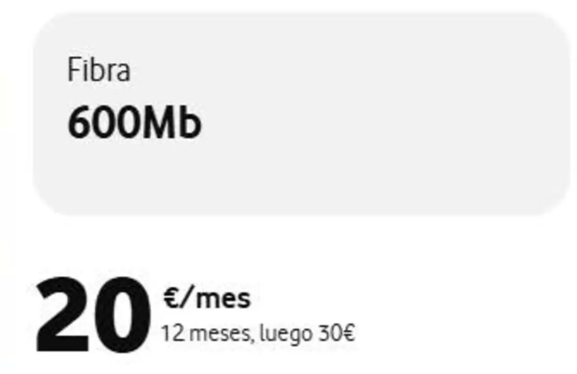 Fibra 600mb