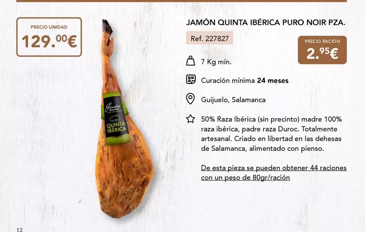 Quinta Ibérica - Jamón Puro Noir