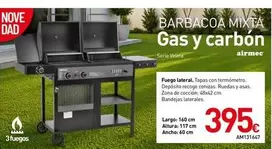 Barbacoa Mixta Gas Y Carbon
