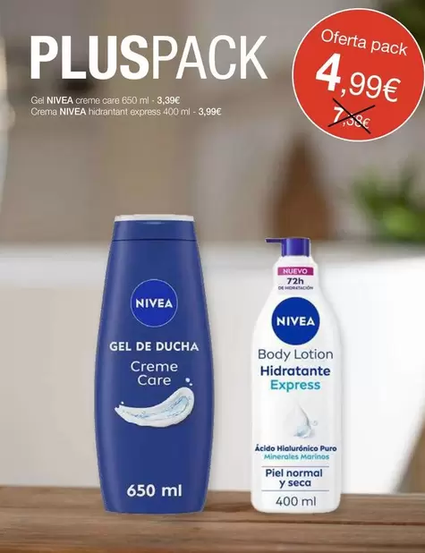 Nivea - Gel Creme Care, Crema Hidratant Express