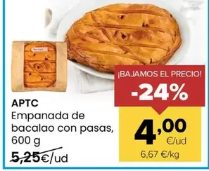 Aptc - Empanada De Bacalao Con Pasas