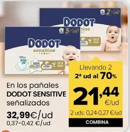 Dodot Sensitive - Panales