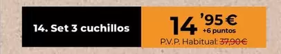 Set 3 Cuchillos