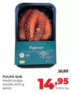Medio Pulpo Cocido