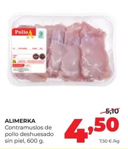 Alimerka - Contramuslos De Pollo Deshuesado Sin Piel