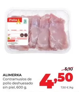 Alimerka - Contramuslos De Pollo Deshuesado Sin Piel