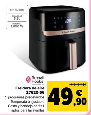 Russell Hobbs - Freidora De Aire 27620-56